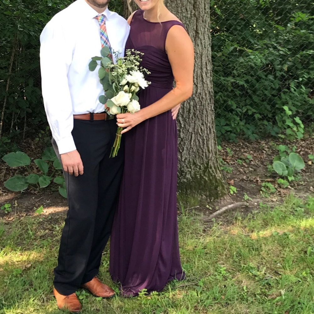 Size 10 Plum David’s Bridal dress